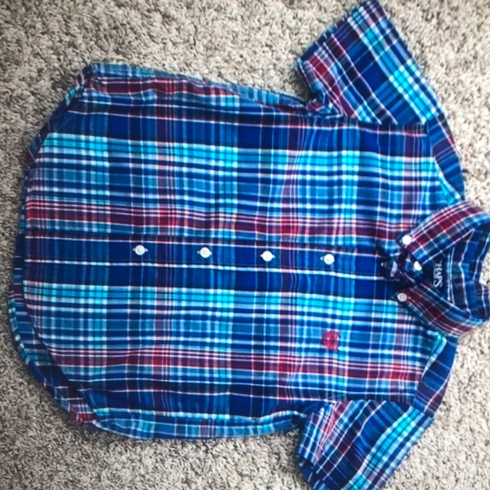 Little Boys Chaps Easy Care Button down shirt